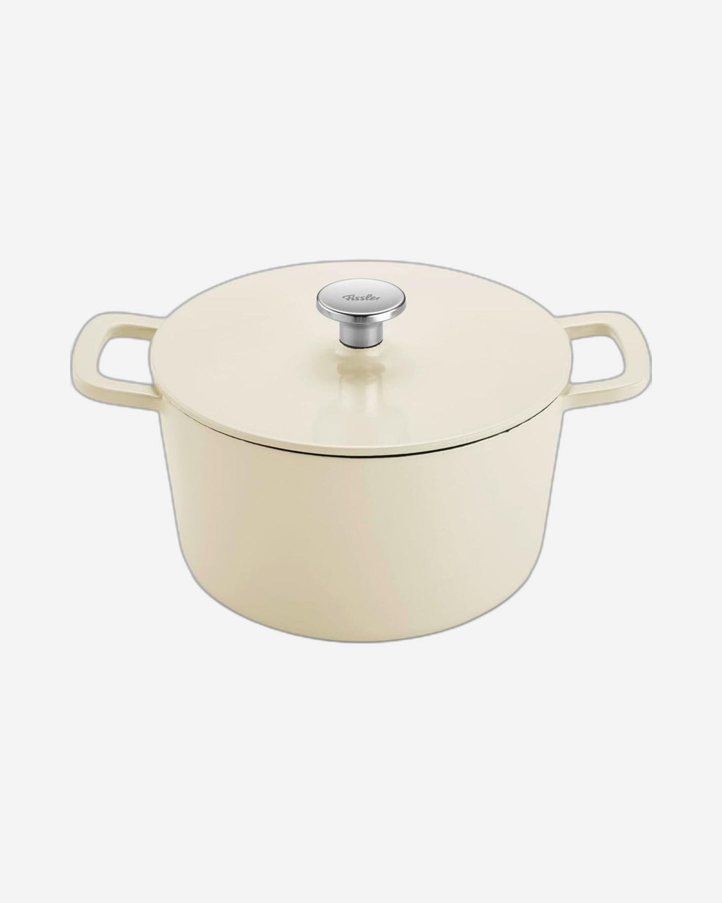 Fissler Mc Cast Iron White Roaster 24Cm Round 4.5L - 064-500-24-000/0