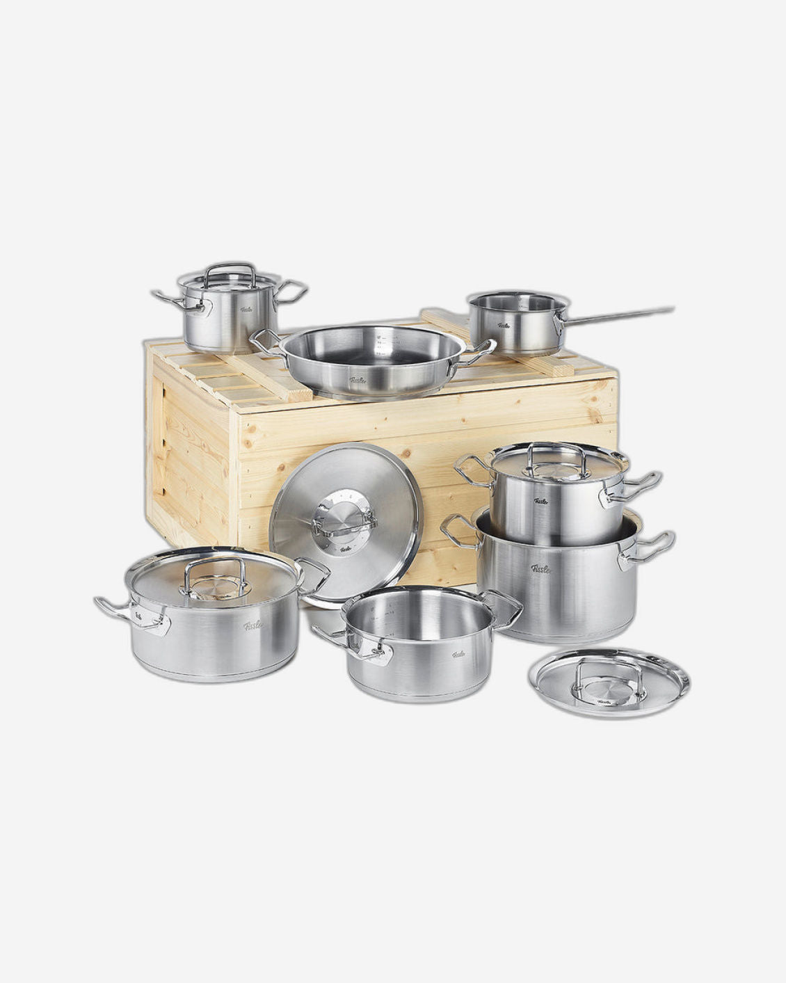 Fissler Set 7Pc with Wooden Box