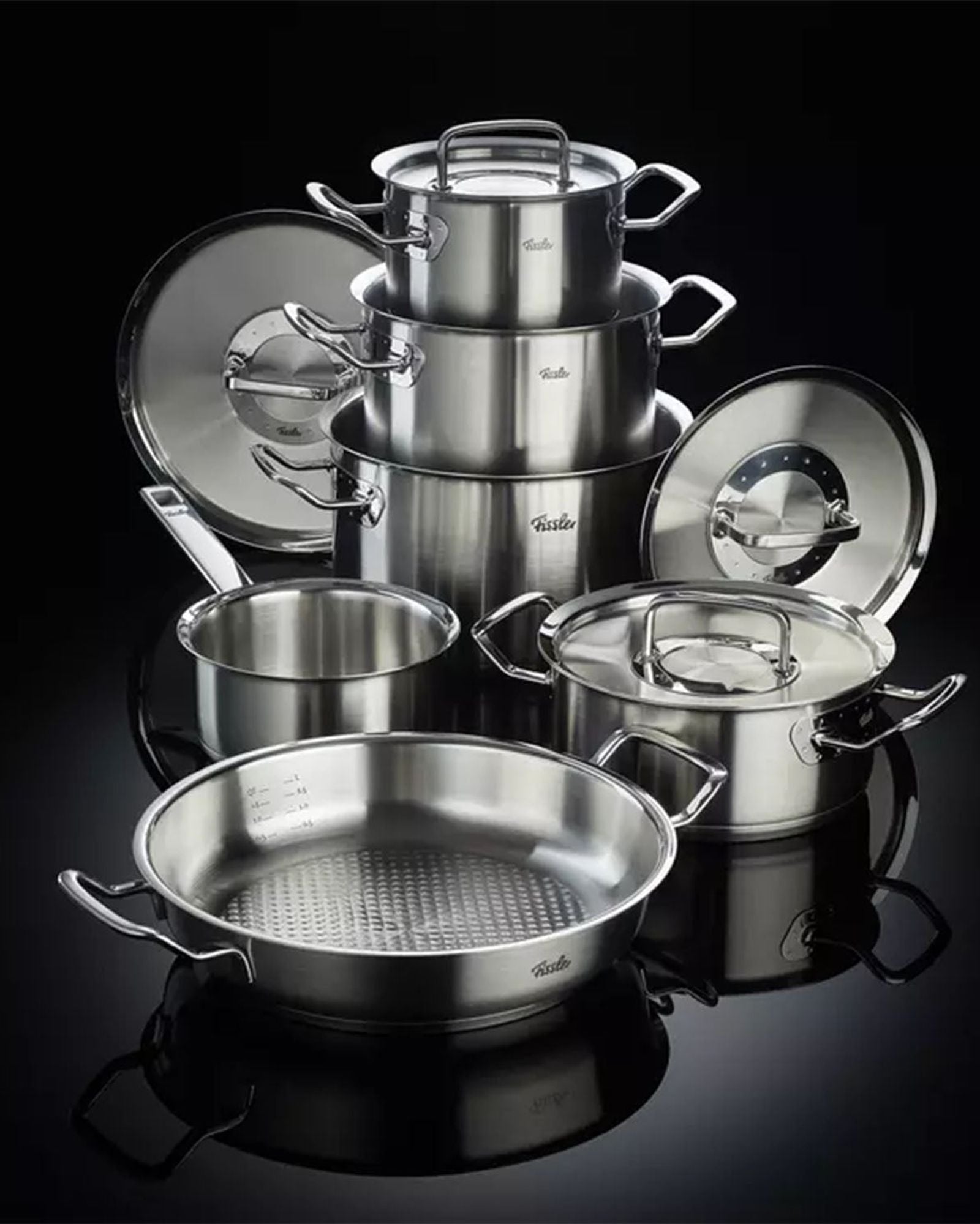 Fissler Set 7Pc with Wooden Box – Jashanmal
