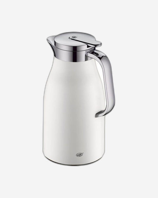 Alfi Skyline Flask Coco White 1L Chrome