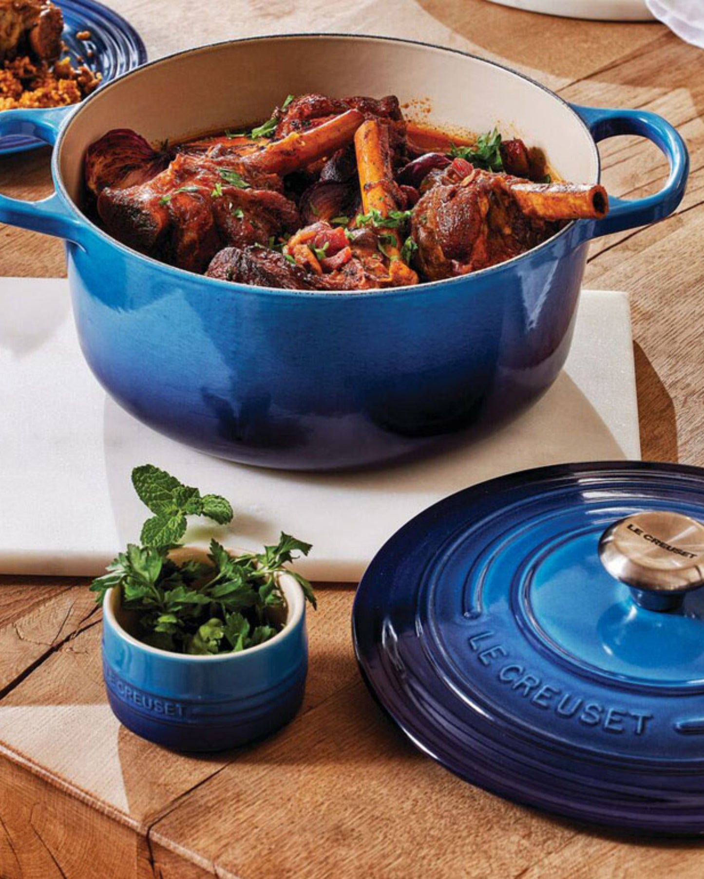 Le Creuset Round French Oven 24cm Azure