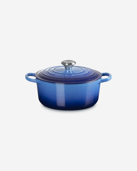 Round French Oven 24cm Azure