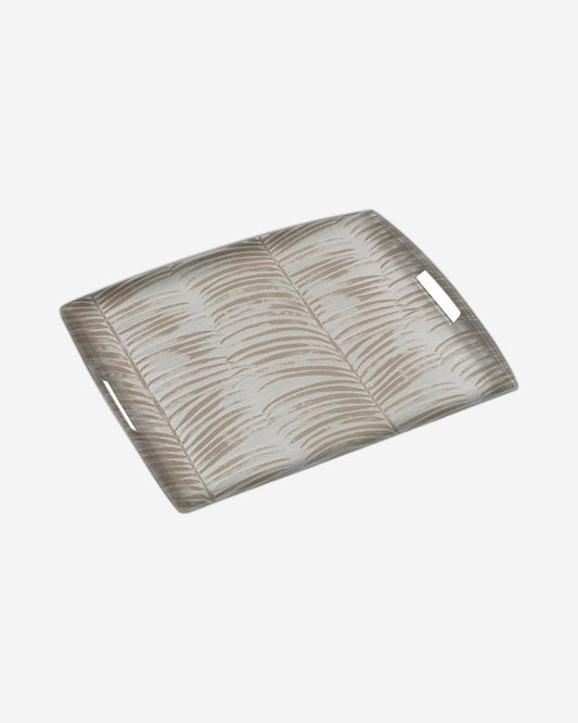 Platex Acrylic Tray 54x43cm Tribal Silver