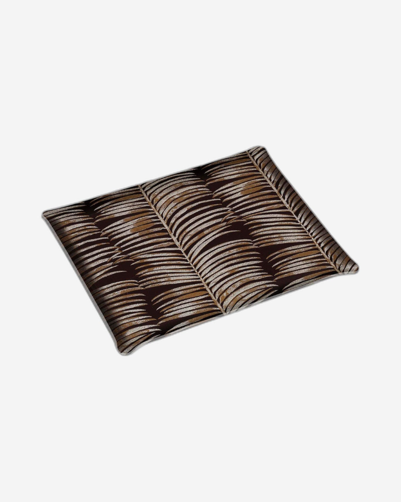 Platex Acrylic Tray 46X36Cm Tribal Golden Brown