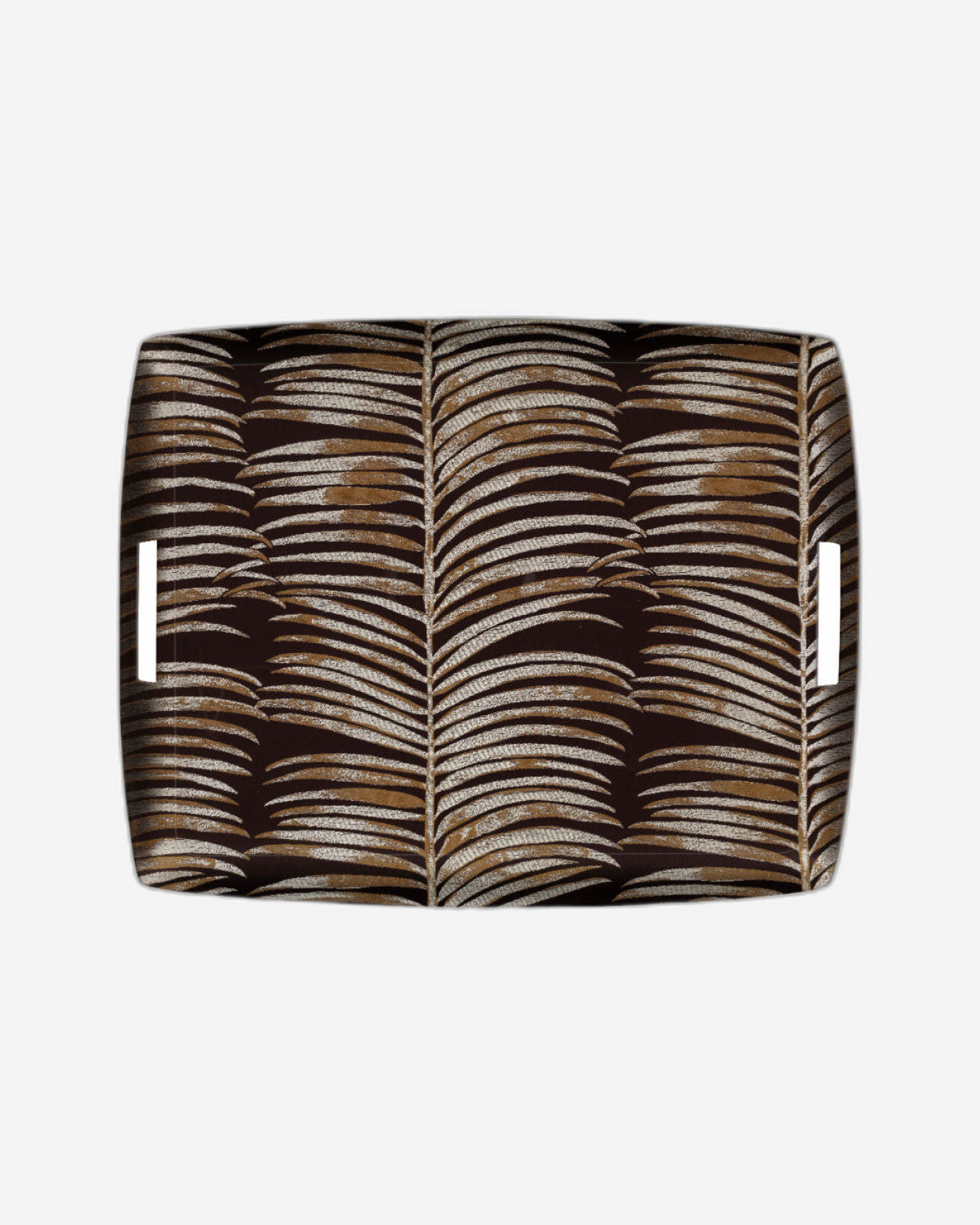 Platex Acrylic Tray 46X36Cm Tribal Golden Brown
