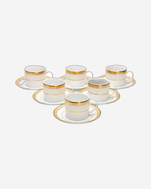 Dankotuwa Talinn 6+6 Tea Cup/Saucer Con