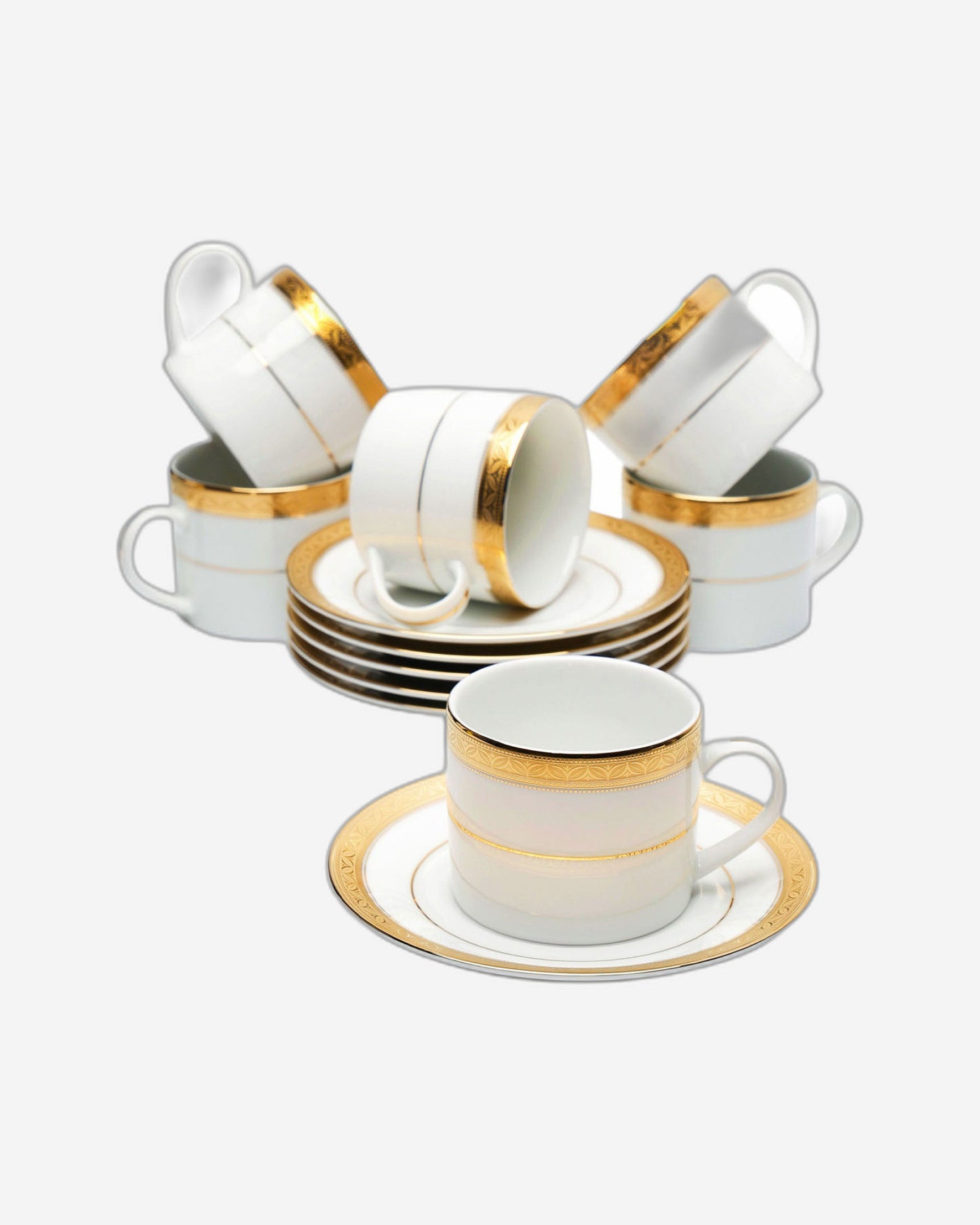 Dankotuwa Tea Cup & Saucer Set 6+6 Talinn