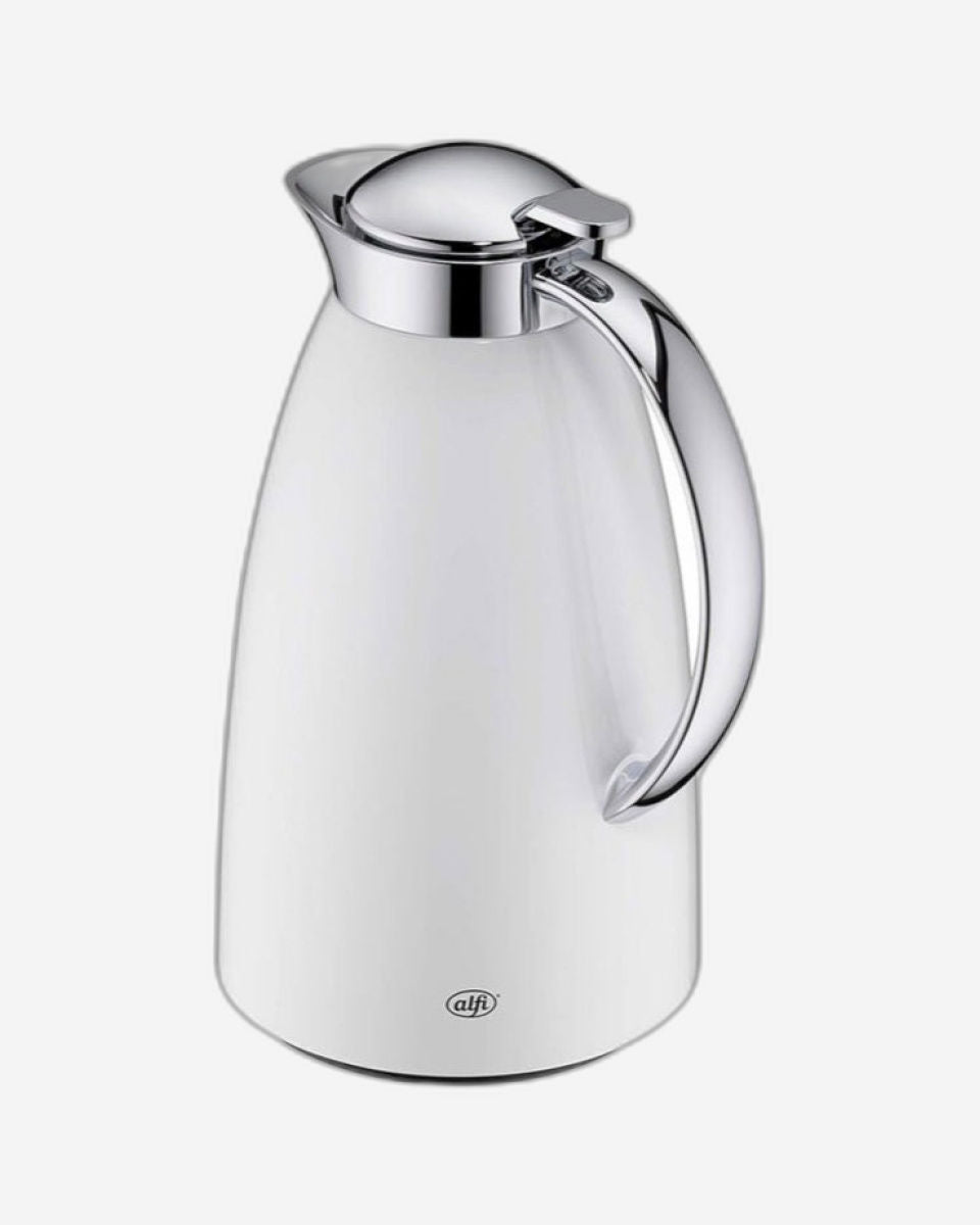 Alfi Gusto Tea Flask Coconut White 1L Chrome