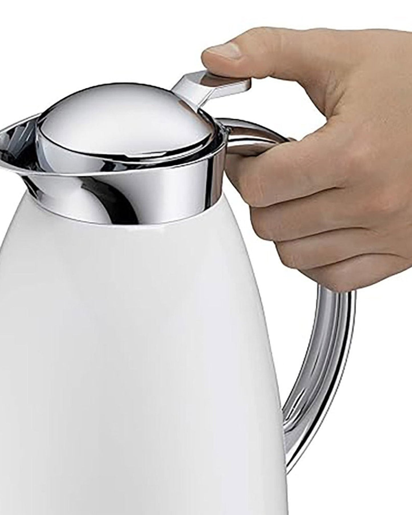 Alfi Gusto Tea Flask Coconut White 1L Chrome