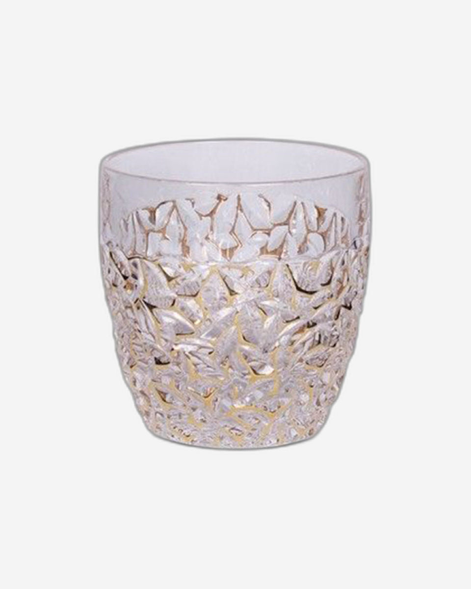 Bohemia Nicolette DOF With Golden Marble Lead Crystal - Set Of 6