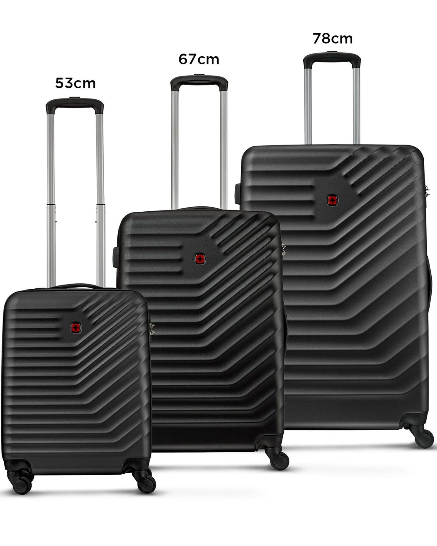 Wenger Trayn 3 piece Luggage Trolley Set