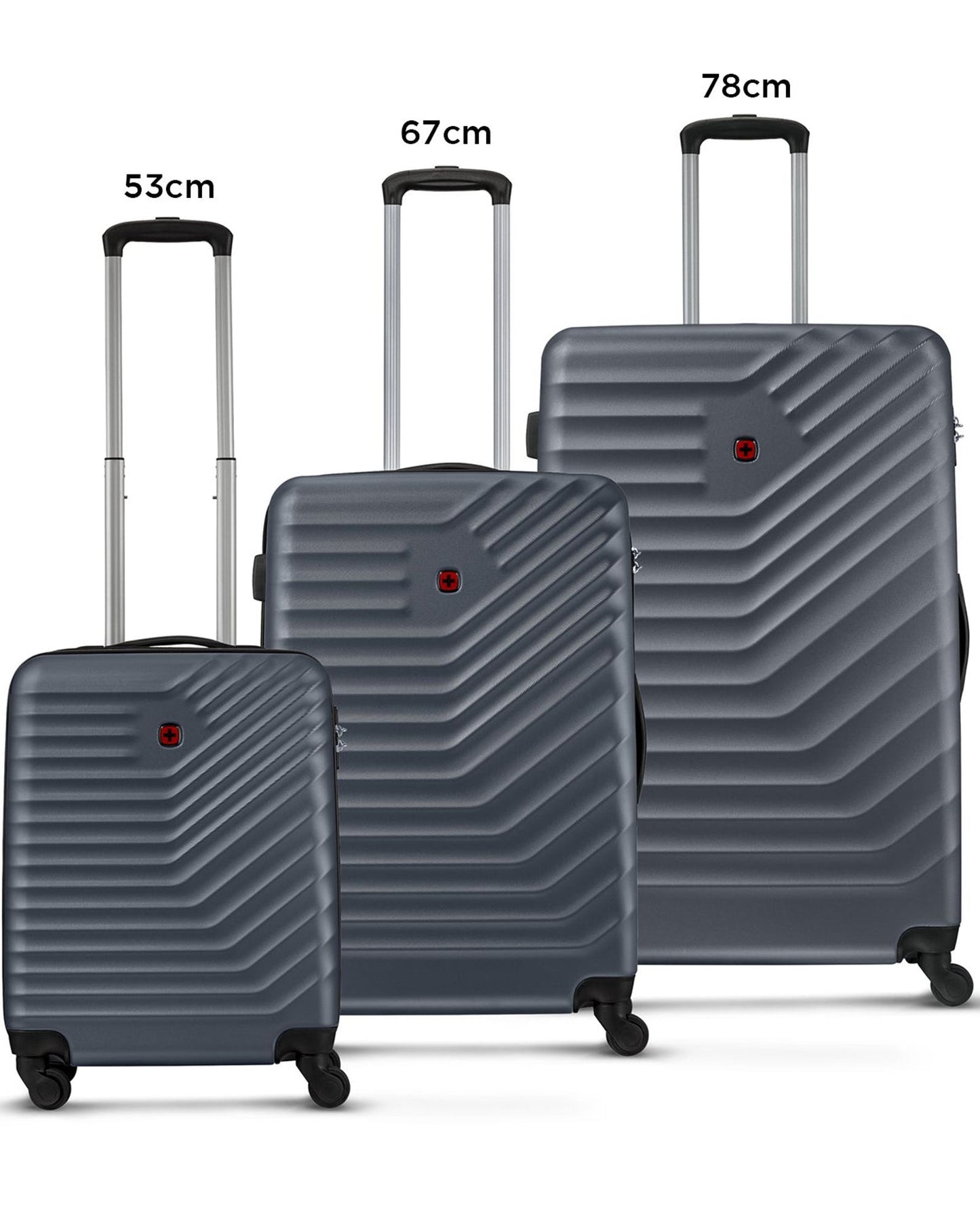 Wenger Trayn 3 piece Luggage Trolley Set