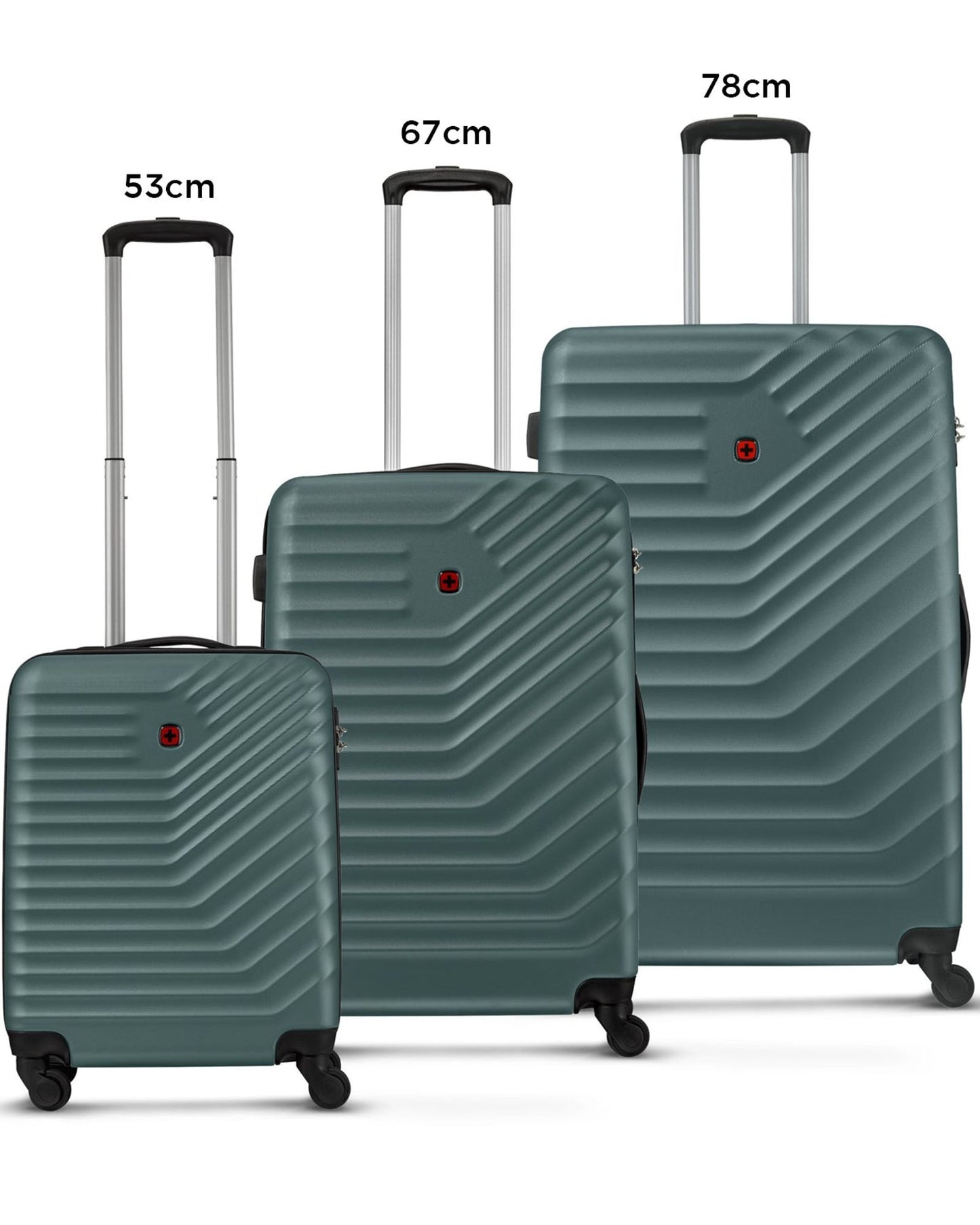 Wenger Trayn 3 piece Luggage Trolley Set