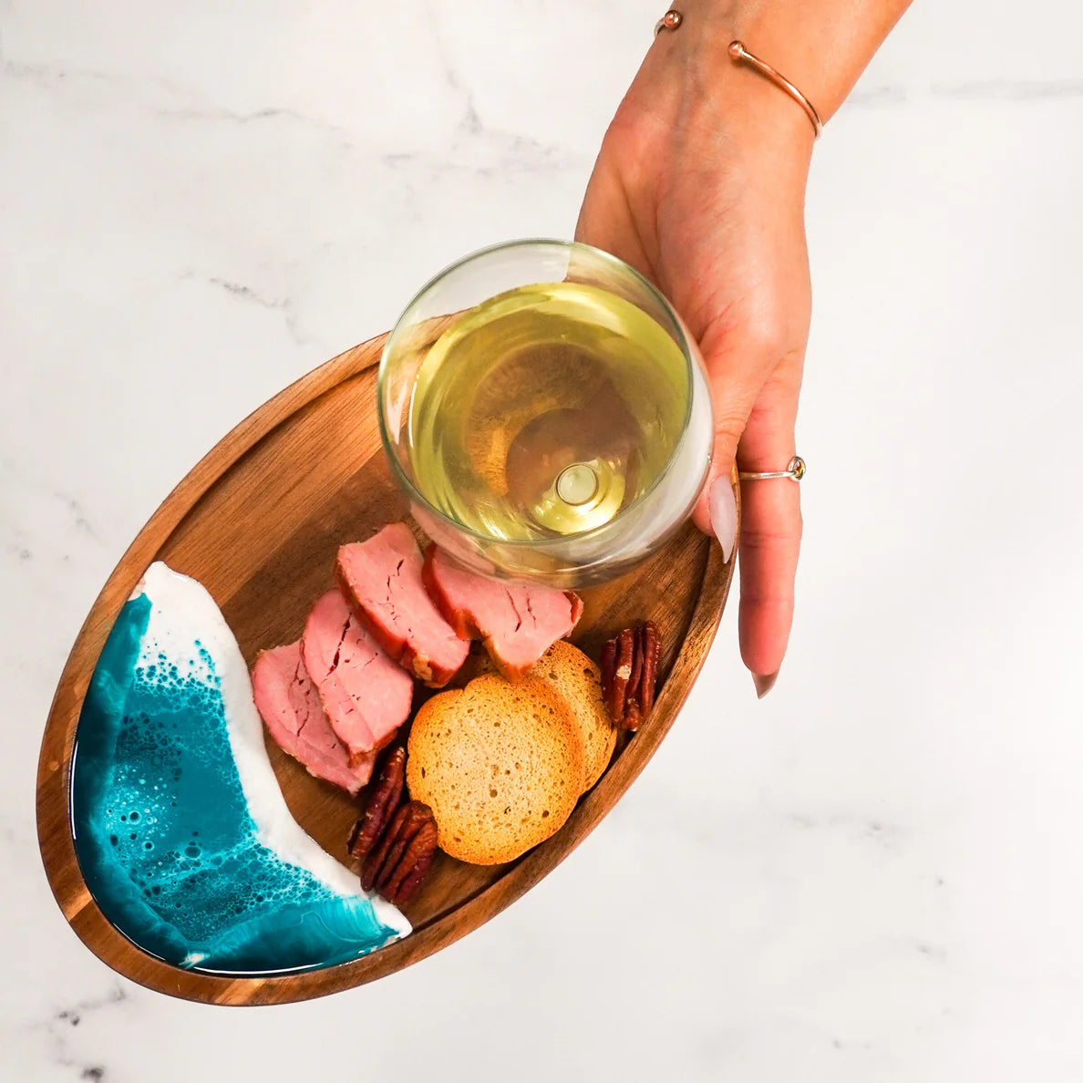 Lynn & Liana Appetizer Tray, Ocean Vibes