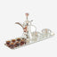 Pantazelos Arabic Coffee Set with Peony Knob