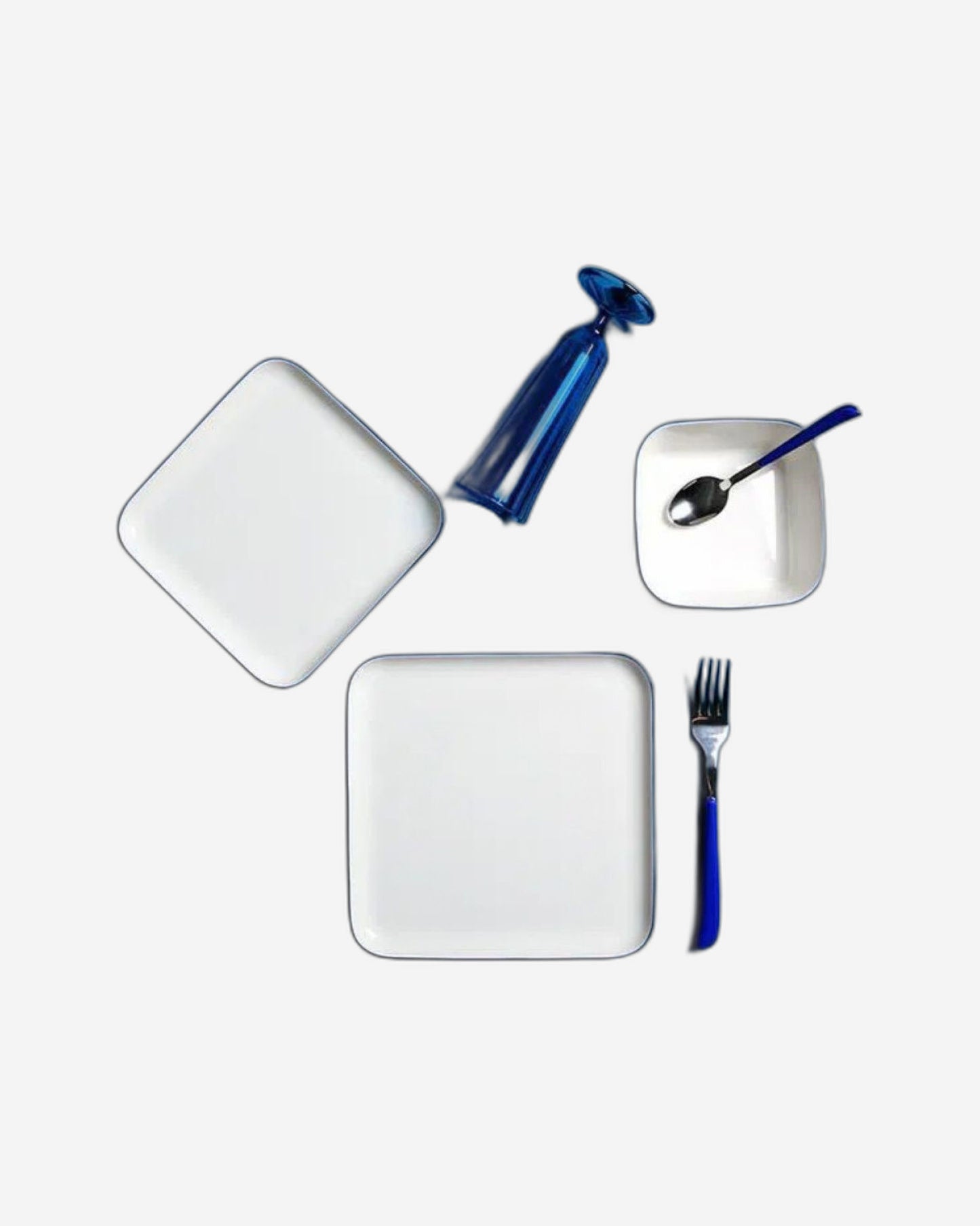 Porland Blue Stripe 18 Pcs Dinner Set