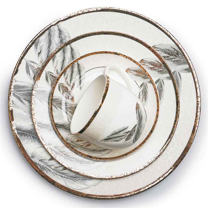 Reyrysh Nordic - 24pcs Round Shape Dinner Set