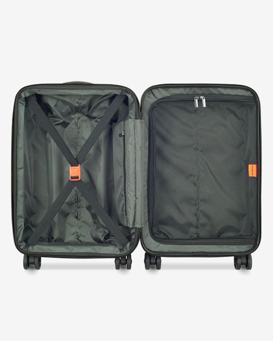 Delsey Paris Citadel Hardcase 4 Double Wheel Expandable Trolley Luggage