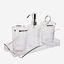 Decorium Accademia Platinum Bath Accessories Set 4 Pcs