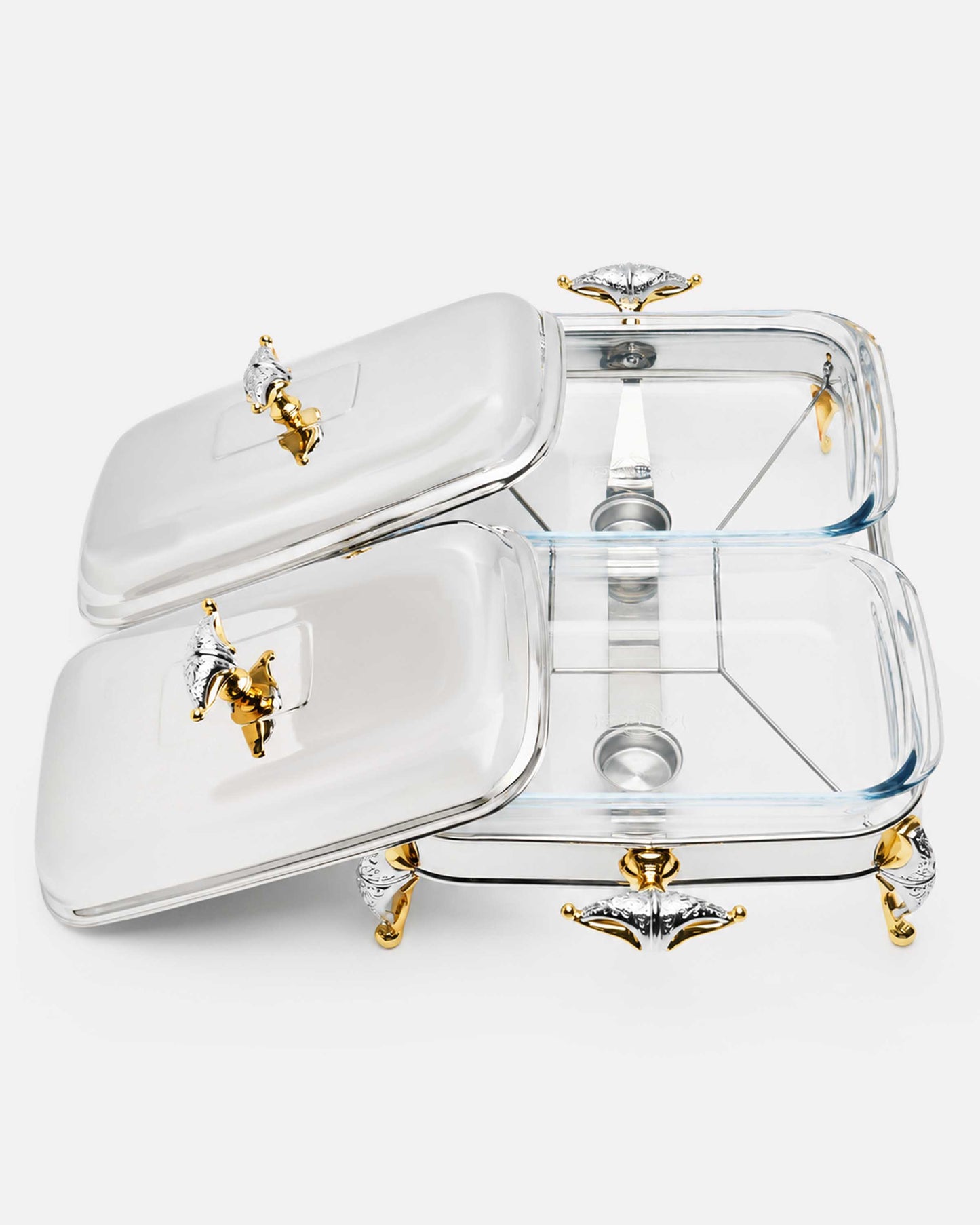 Regent Malaika Gold Oblong 2X1.5 Quarts Warmer