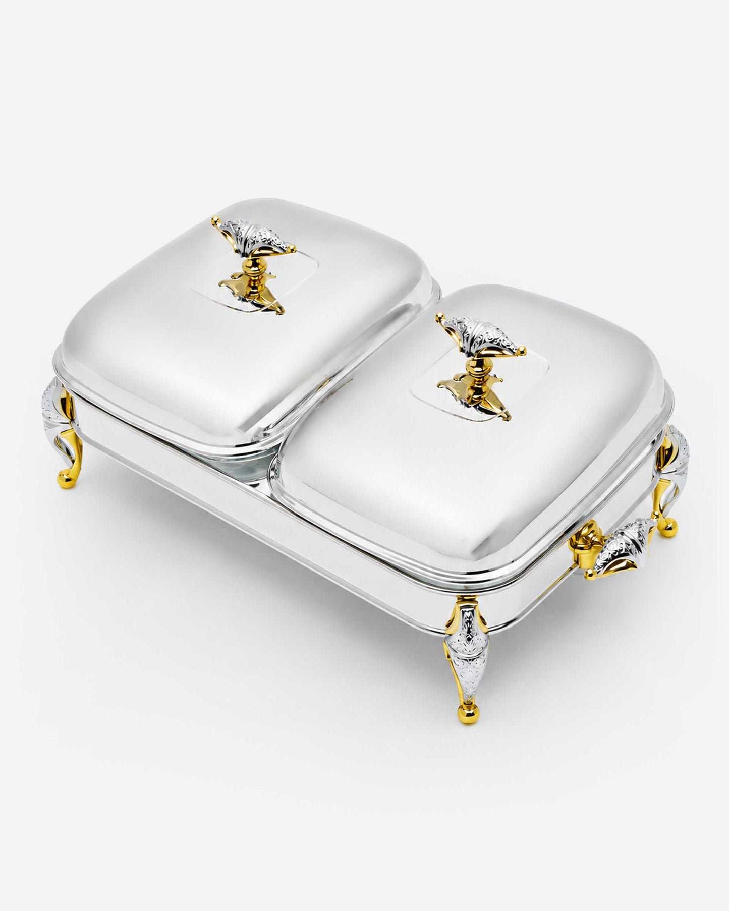 Regent Malaika Gold Oblong 2X1.5 Quarts Warmer