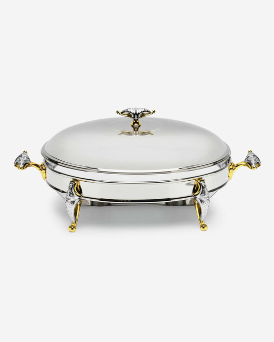 Regent Malaika Gold Oval 3Quarts Warmer