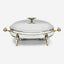 Regent Malaika Gold Oval 3Quarts Warmer