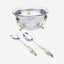 Regent Malaika Stainless Steel Salad Bowl with Servers