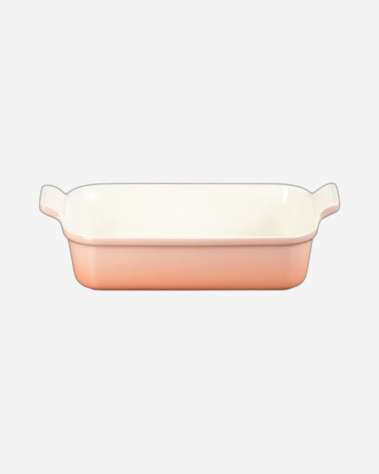 Le Creuset Heritage 26Cm Rectangular Baking Dish -Booklet  Pêche