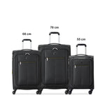 Delsey Paris Pin Up 6 3 Piece Luggage Trolley Set