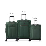 Delsey Paris Pin Up 6 3 Piece Luggage Trolley Set
