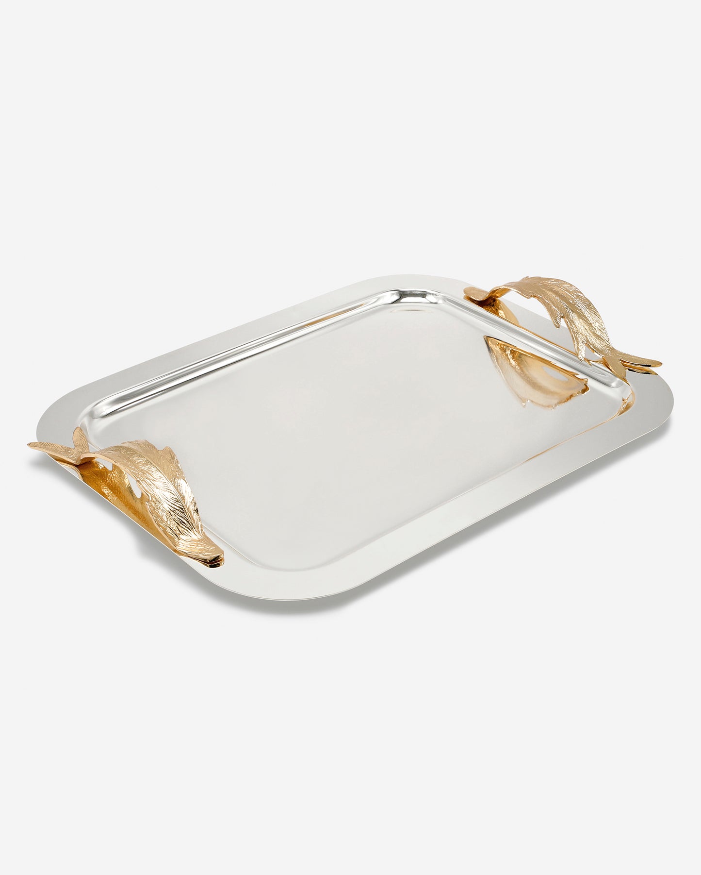 Pantazelos Gold-Plated Handle Tray 43×33cm