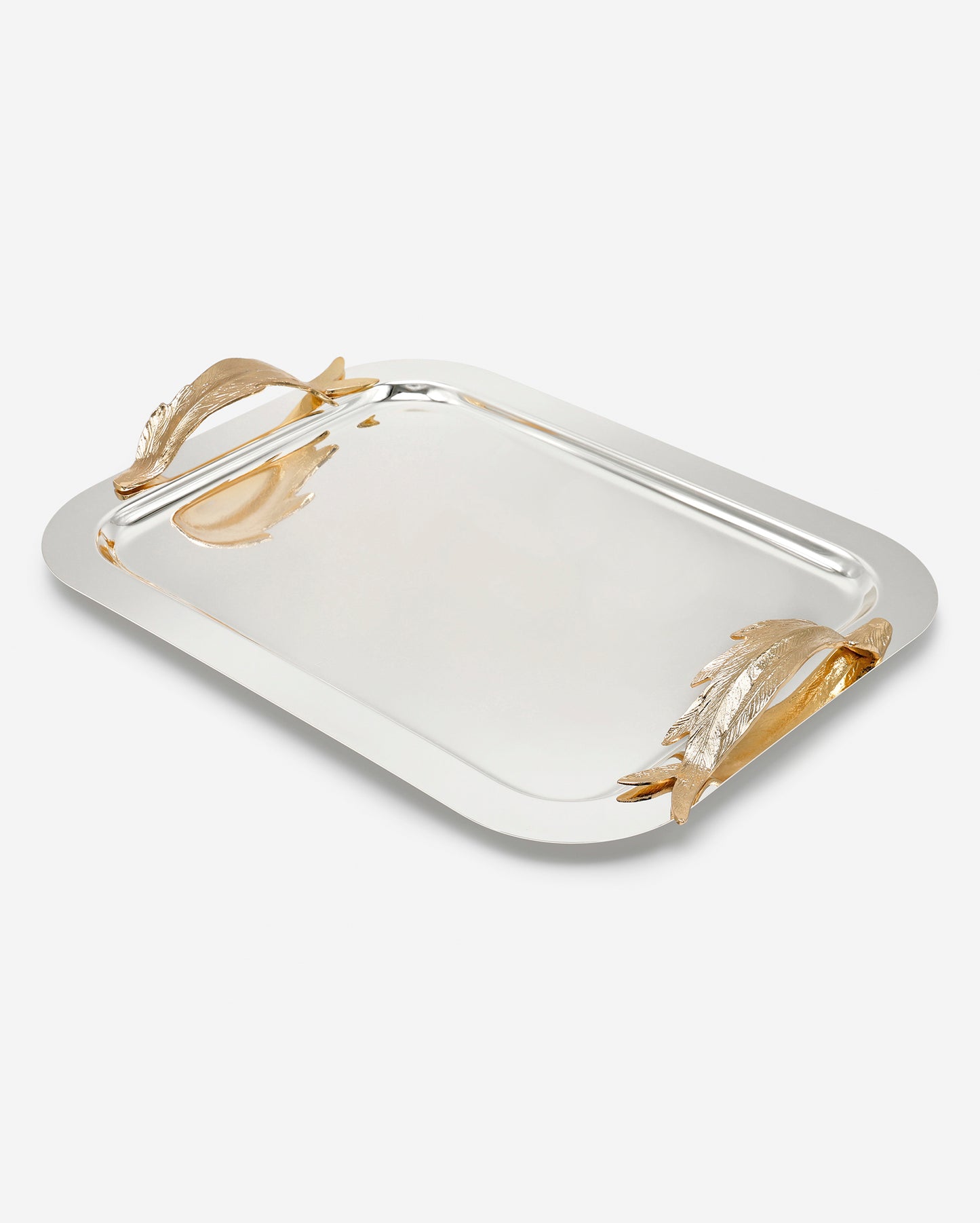 Pantazelos Gold-Plated Handle Tray 43×33cm