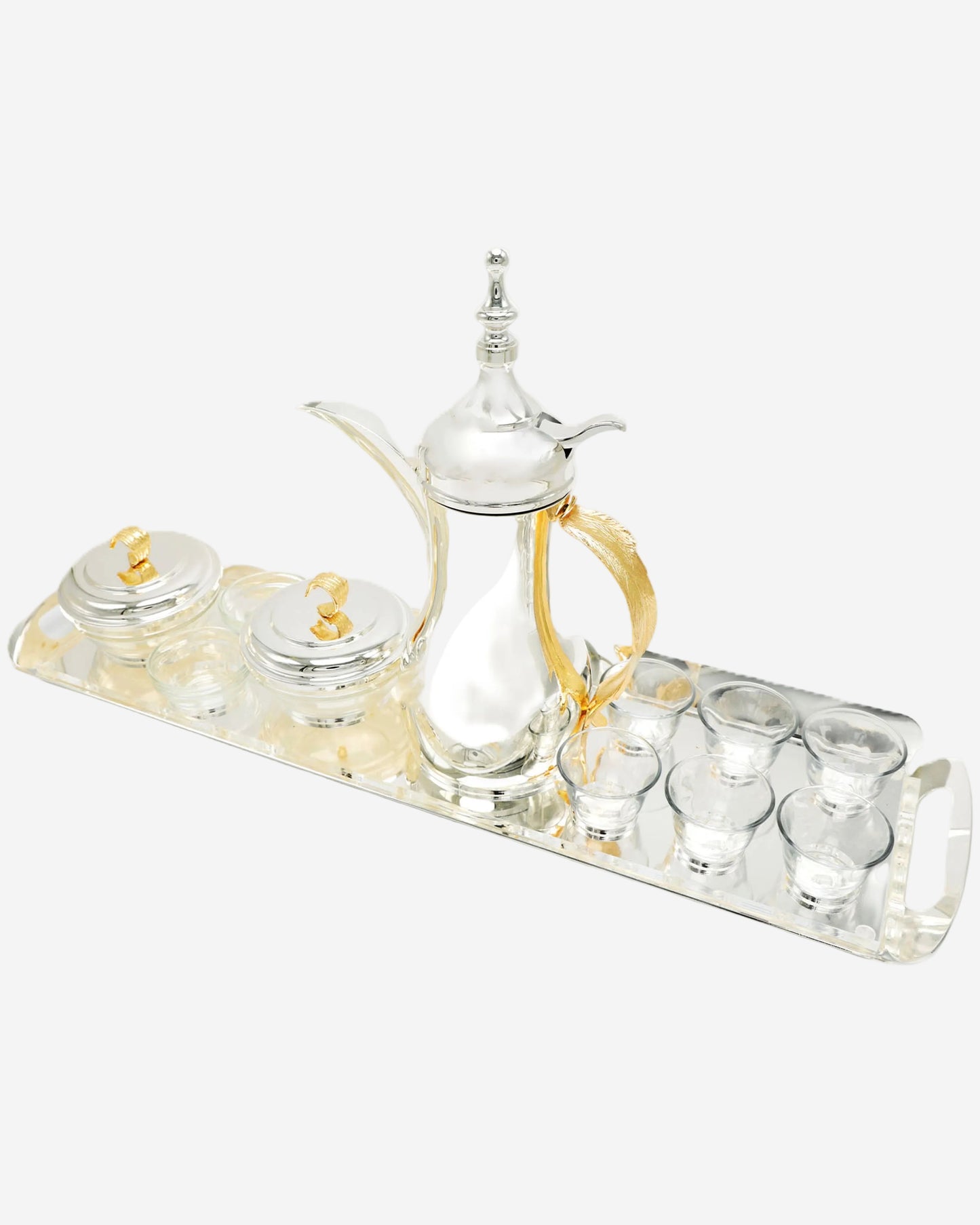 Pantazelos Antique Finish Arabic Coffee Set