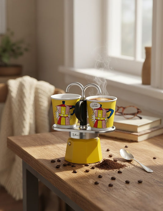 Bialetti Lichtenstein Edition Espresso Set