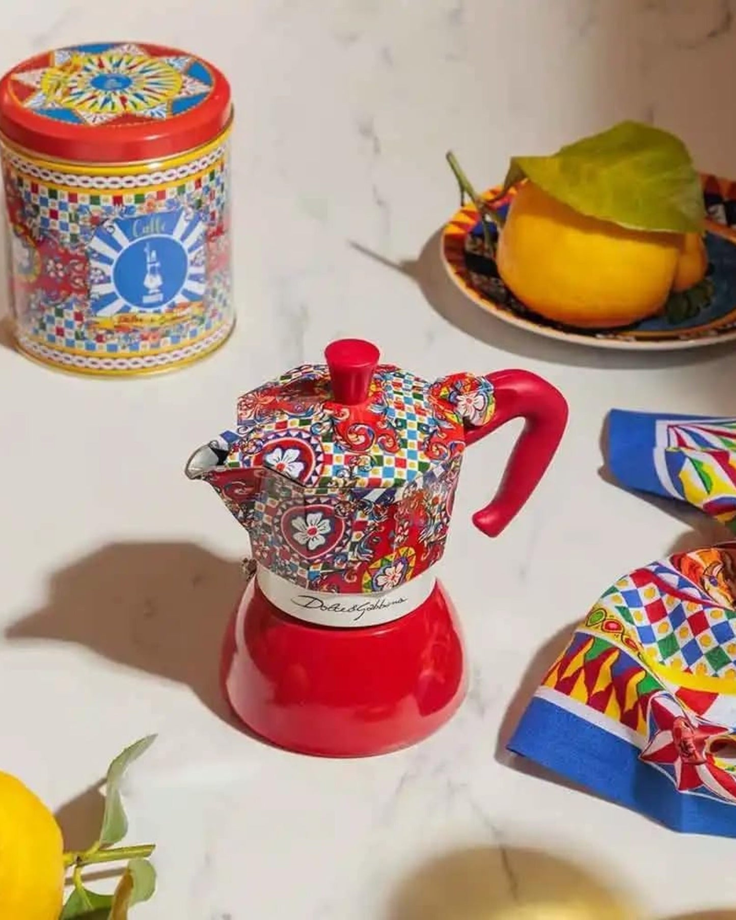 Bialetti Moka Induction 4 Cups Dolce&Gabbana