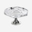 Winko Compote Round Dish With Pedestal 20cm Diamond Handmade Lead Free K9 Crystal Rose Blossom