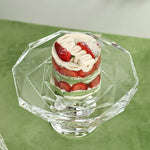 Winko Compote Round Dish With Pedestal 20cm Diamond Handmade Lead Free K9 Crystal Rose Blossom