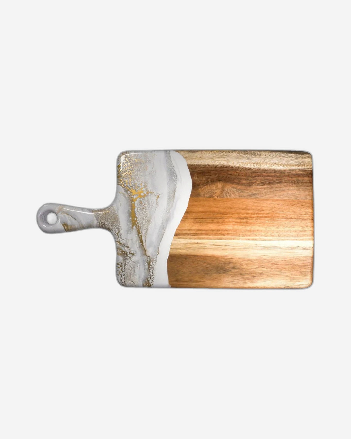 Lynn & Liana Large Resin Accented Acacia Wood Board