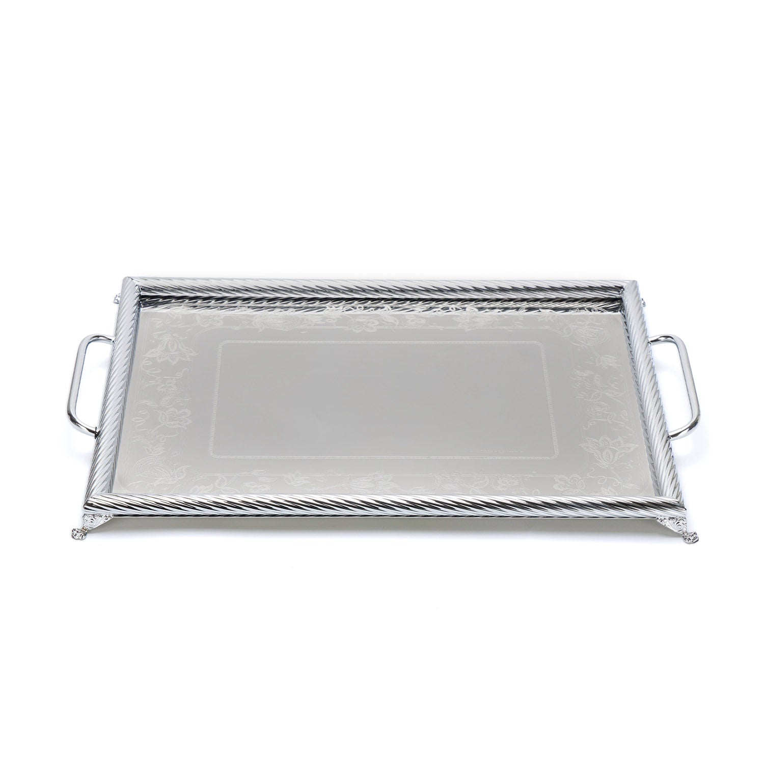 Tresors Mia Inox Rect Tray Cm 50X35
