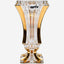 Bohemia Prague Vase With Gold Non Lead Crystal