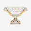 Bohemia Prague FTD Bowl 280 with Gold Non Lead Crystal