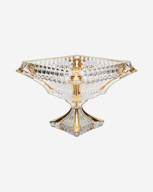 Bohemia Prague FTD Bowl 280 with Gold Non Lead Crystal