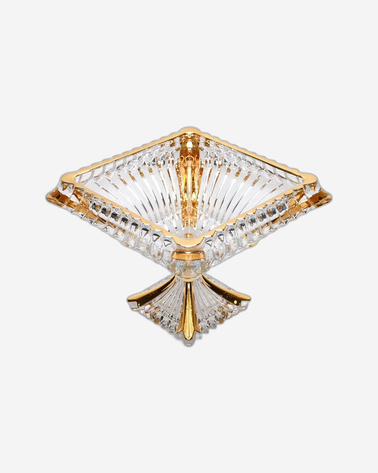 Bohemia Prague FTD Bowl 280 with Gold Non Lead Crystal