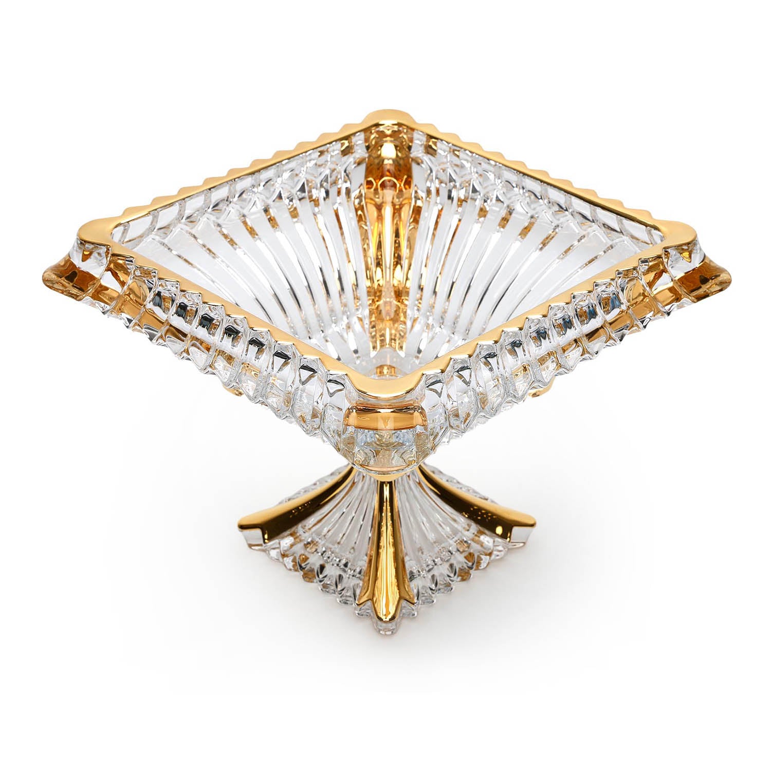 Bohemia Prague FTD Bowl 280 with Gold Non Lead Crystal