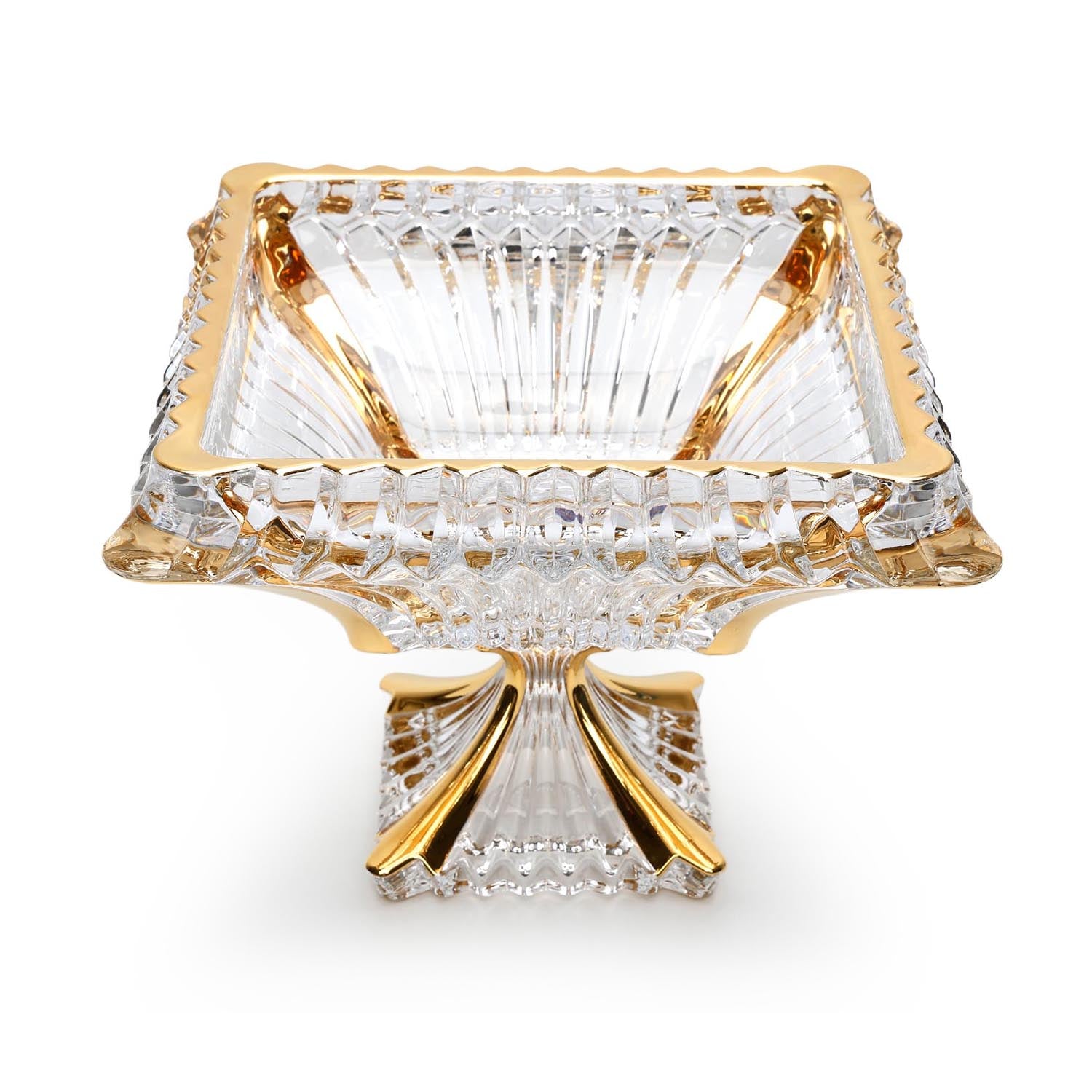 Bohemia Prague FTD Bowl 280 with Gold Non Lead Crystal
