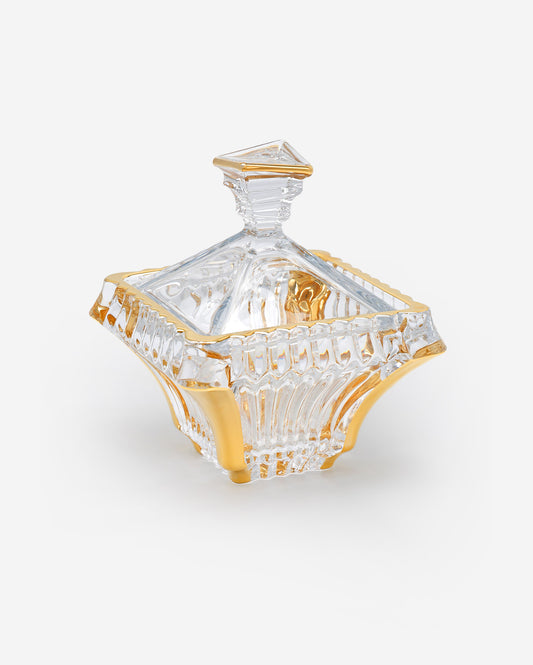 Che Crystal Bohemia Gold Accent Box