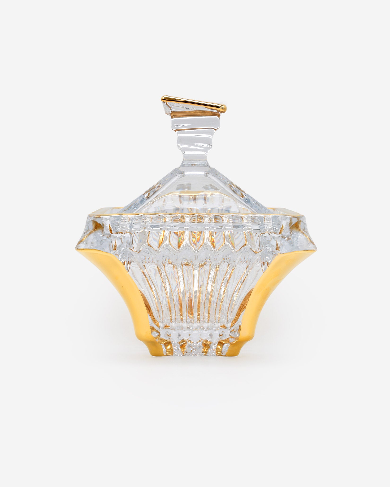 Che Crystal Bohemia Prague Big Box 193 With Gold Non Lead Crystal