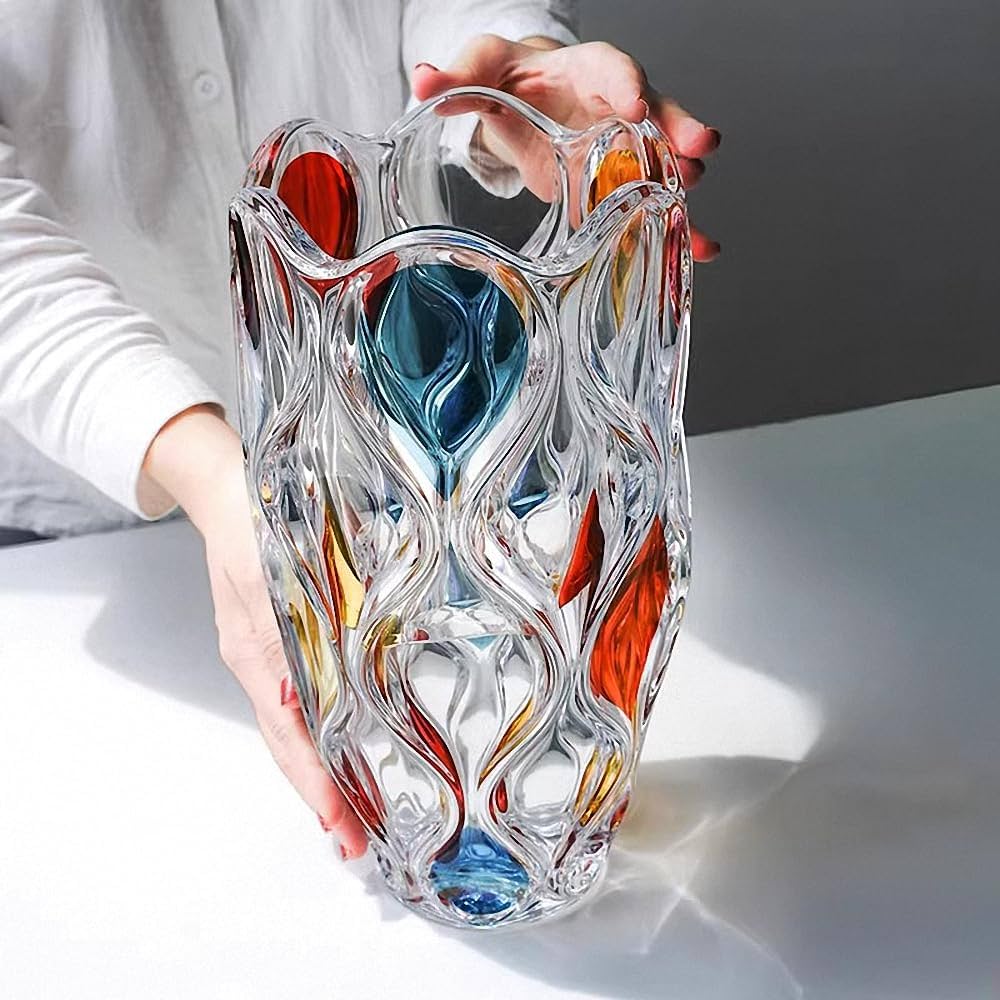Bohemia Ocean Vase With Lister Non Lead Crystal