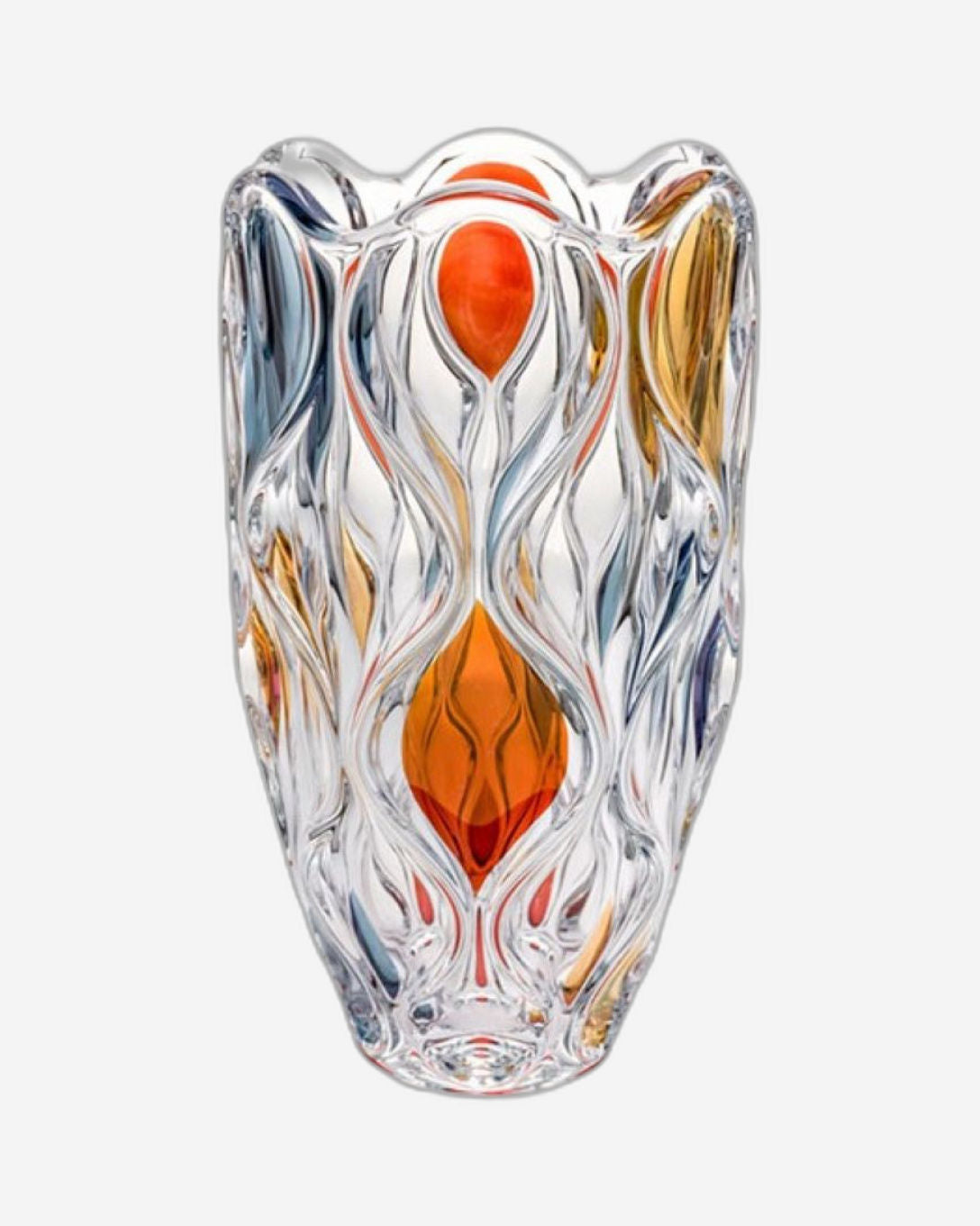 Bohemia Ocean Vase With Lister Non Lead Crystal